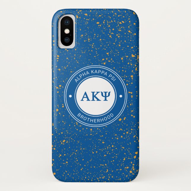 Alpha Kappa Psi | Badge Case-Mate iPhone Case (Back)
