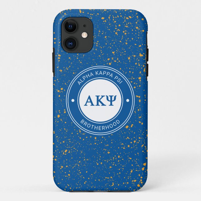 Alpha Kappa Psi | Badge Case-Mate iPhone Case (Back)