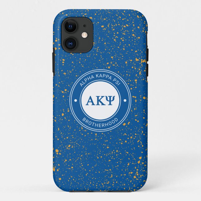 Alpha Kappa Psi | Badge Case-Mate iPhone Case (Back)