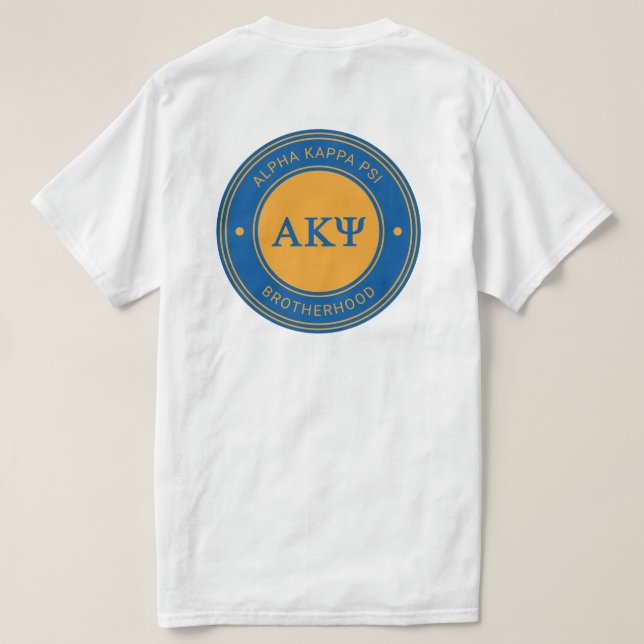 Alpha Kappa Psi | Badge T-Shirt (Design Back)
