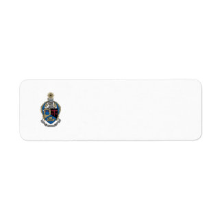 Alpha Kappa Psi - Coat of Arms Label