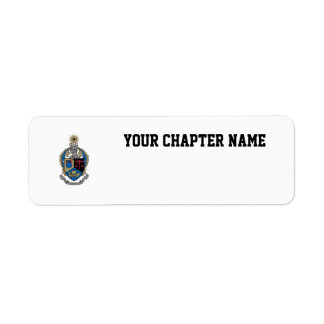 Alpha Kappa Psi - Coat of Arms Label