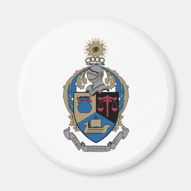 Alpha Kappa Psi - Coat of Arms Magnet (Front)