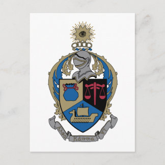Alpha Kappa Psi - Coat of Arms Postcard