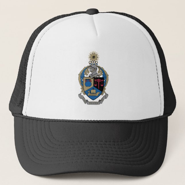 Alpha Kappa Psi - Coat of Arms Trucker Hat (Front)