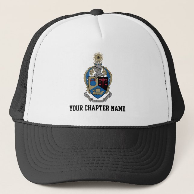 Alpha Kappa Psi - Coat of Arms Trucker Hat (Front)