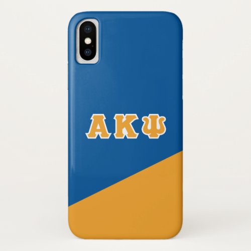 Alpha Kappa Psi  Greek Letters iPhone X Case