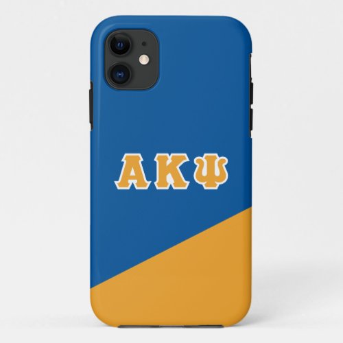 Alpha Kappa Psi  Greek Letters iPhone 11 Case