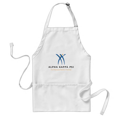 Alpha Kappa Psi Name and Logo Adult Apron