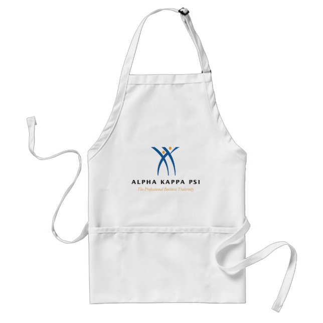 Alpha Kappa Psi Name and Logo Adult Apron (Front)