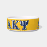 Alpha Kappa Psi Navy Letters Bowl<br><div class="desc">Check out these official Alpha Kappa Psi designs! Personalize your own Greek merchandise on Zazzle.com! Click the Customize button to insert your own name, class year, or club to make a unique product. Try adding text using various fonts & view a preview of your design! Zazzle's easy to customize products...</div>