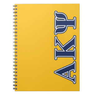 Alpha Kappa Psi Navy Letters Notebook