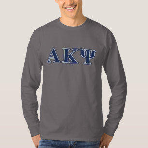Alpha Kappa Psi Navy Letters T-Shirt