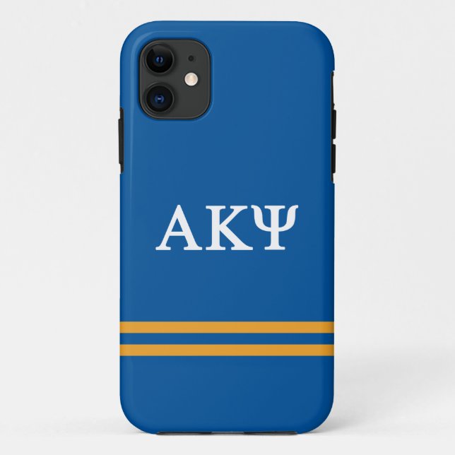 Alpha Kappa Psi | Sport Stripe Case-Mate iPhone Case (Back)