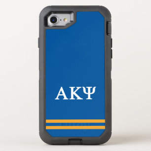 Alpha Kappa Psi Sport Stripe OtterBox Defender iPhone SE/8/7 Case