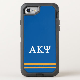 Alpha Kappa Psi | Sport Stripe OtterBox Defender iPhone SE/8/7 Case