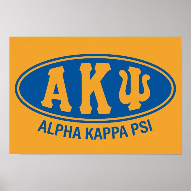 Alpha Kappa Psi | Vintage Poster (Front)