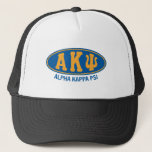 Alpha Kappa Psi | Vintage Trucker Hat at Zazzle