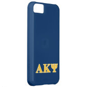 Alpha Kappa Psi Yellow Letters Case-Mate iPhone Case (Back/Right)