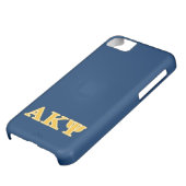 Alpha Kappa Psi Yellow Letters Case-Mate iPhone Case (Bottom)