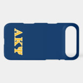 Alpha Kappa Psi Yellow Letters Case-Mate iPhone Case (Back (Horizontal))