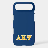 Alpha Kappa Psi Yellow Letters Case-Mate iPhone Case (Back)
