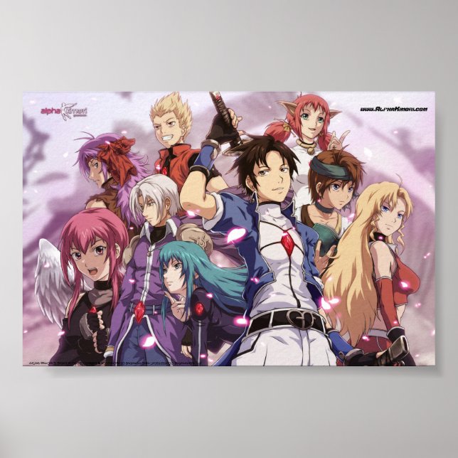 Alpha Kimori Characters Poster (Front)