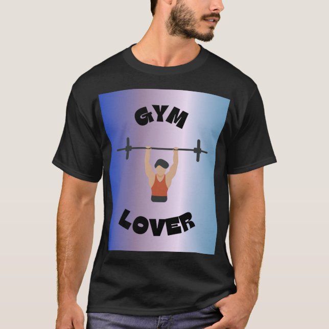 Alpha Lifter Black T-Shirt – Gym wear (Front)