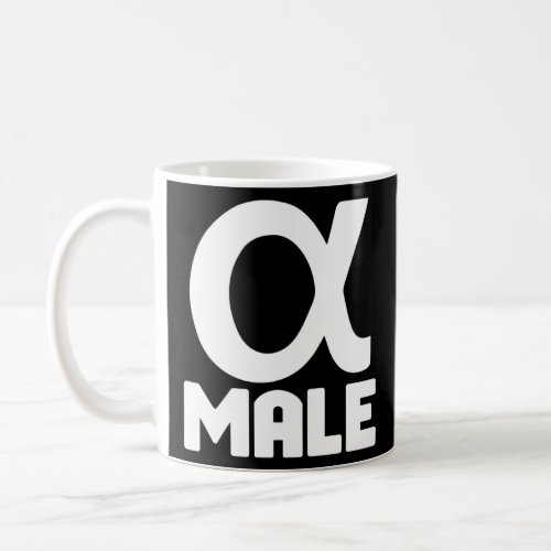 Alpha Male Alpha Symbol Greek Lone Wolf  Coffee Mug