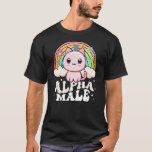 Alpha Male Cat Kitten Rainbow T-Shirt