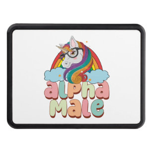 Alpha Male Ironic Unicorn 2 Hitch Cover