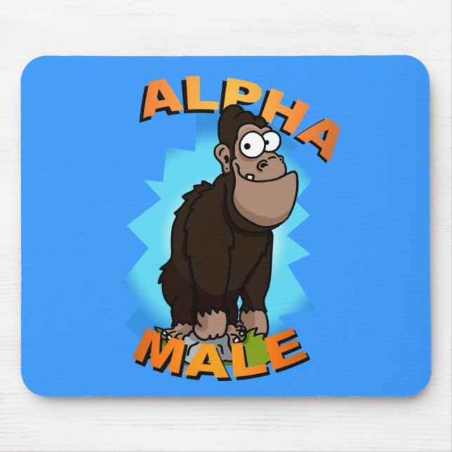 Alpha Male Mouse Pad (Front)