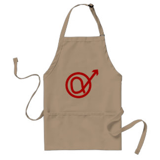 Alpha Male Sign Adult Apron