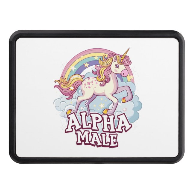Alpha Male Unicorn Hitch Cover (Front)