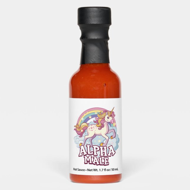 Alpha Male Unicorn Hot Sauces (Front)