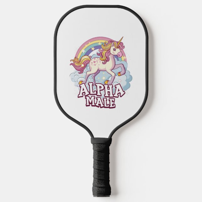 Alpha Male Unicorn Pickleball Paddle (Front)
