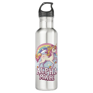 Alpha Male Unicorn Stainless Steel Water Bottle