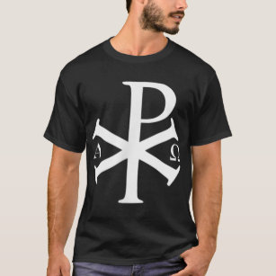 Alpha Omega Chi Rho Byzantine Christian Jesus Chri T-Shirt