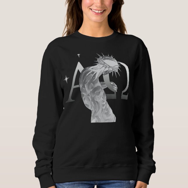 Alpha Omega Jesus Is King Seek Kingdom JoJo Sweatshirt (Front)