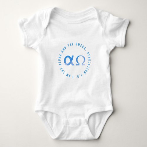 Alpha  Omega T_Shirt Baby Bodysuit