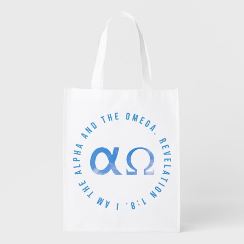 Alpha  Omega T_Shirt Grocery Bag