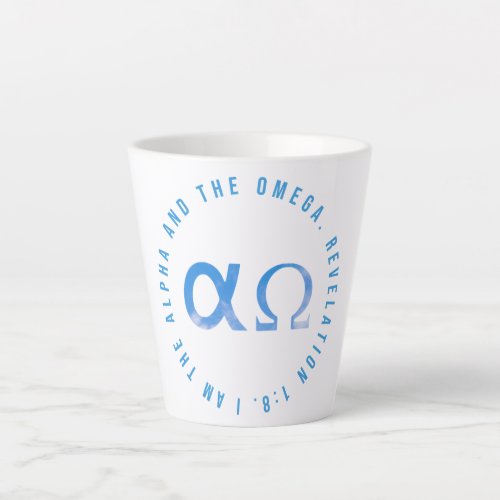 Alpha  Omega T_Shirt Latte Mug