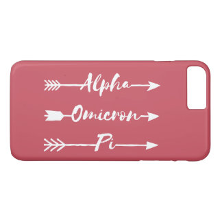 Alpha Omicron Pi Arrow iPhone 8 Plus/7 Plus Case