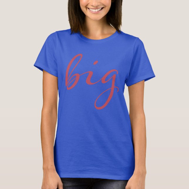 Alpha Omicron Pi Big Script T-Shirt (Front)