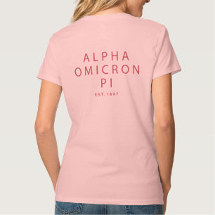 Alpha Omicron Pi Lil Script T-Shirt