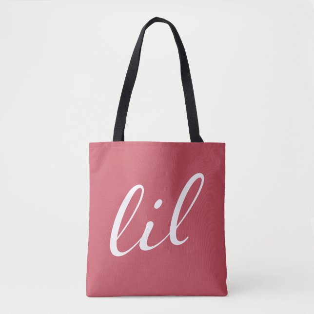 Alpha Omicron Pi Lil Script Tote Bag (Front)