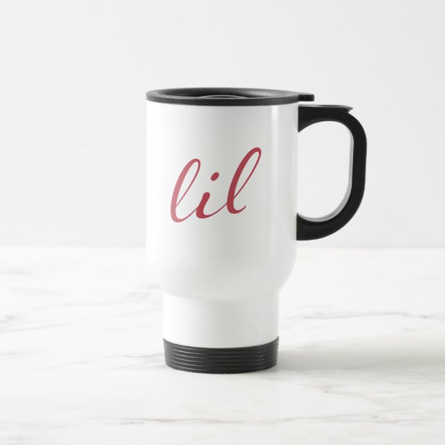 Alpha Omicron Pi Lil Script Travel Mug (Right)
