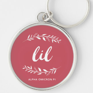 Alpha Omicron Pi Lil Wreath Keychain