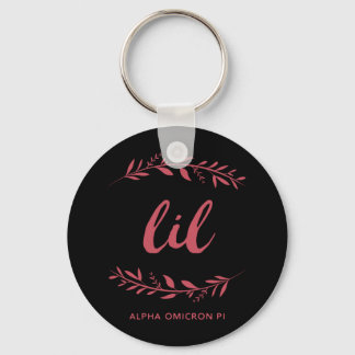 Alpha Omicron Pi Lil Wreath Keychain