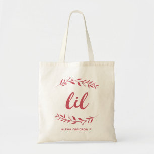 Alpha Omicron Pi Lil Wreath Tote Bag